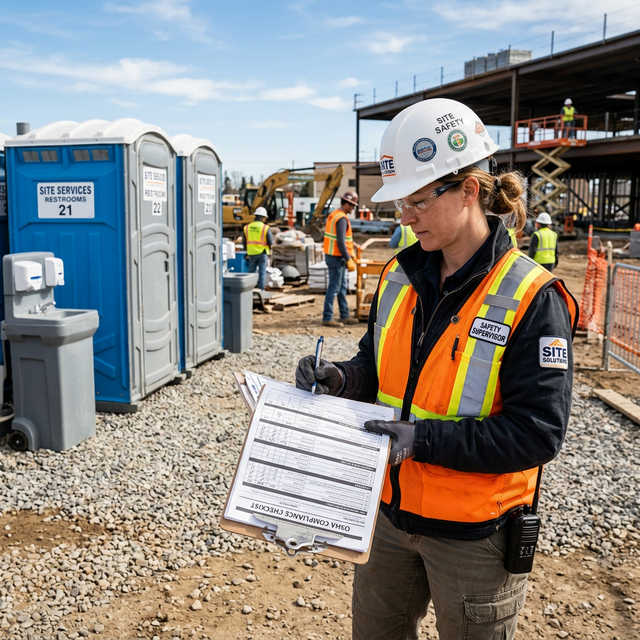 OSHA Portable Toilet Requirements: The Complete Unit-Count Calculator